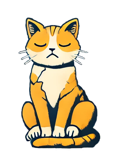 Flash Notes mascot cat